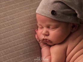 Sleeping baby with Hat
