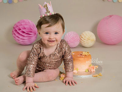 Cake smash photography