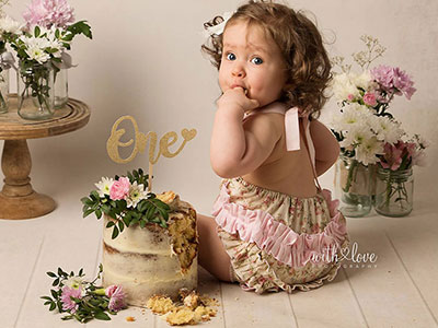 Cake smash photography