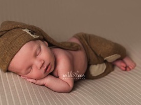 Sleeping baby portrait